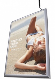 double sided Flat front poster light box
